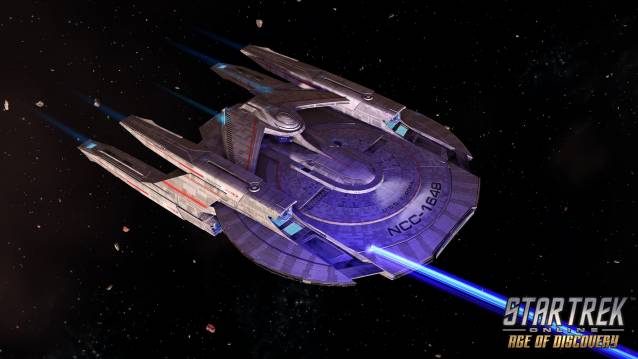 Spieler in das free-to-play MMO RPG im Star Trek-universum