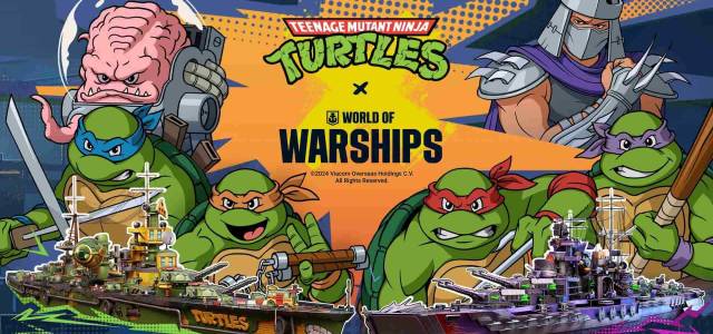 Die Teenage Mutant Ninja Turtles surfen sich ihren Weg zu World of Warships